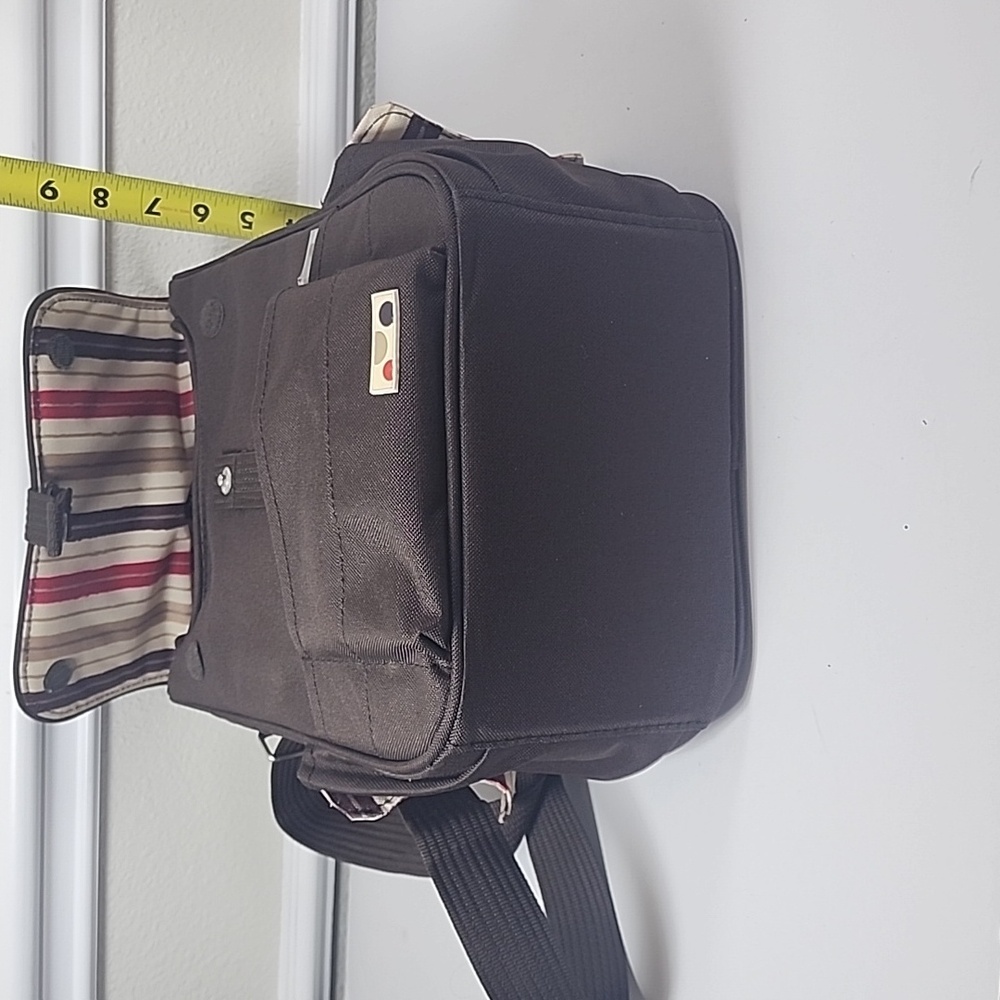Picnic Time Brown Adjustable Straps Insulated Travel Wine Bag - Picture 8 of 11